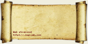 Anđela Pantović vizit kartica